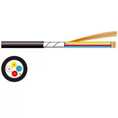 CE-47 Rollo de cable A/V de 4 conductores y drenaje FONESTAR