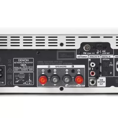 DENON RCD-N10 - Leitor de Rede com CD e HEOS Incorporado CEOL-N10 em BRANCO