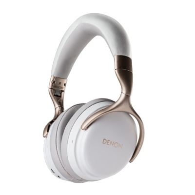 DENON AH-GC25W - Auscultadores Circum-Aurais com Bluetooth em BRANCO