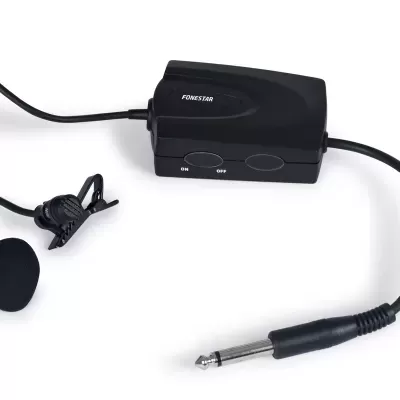 FCM-627 Microfone de condensador e adaptador de entrada de microfone dinâmico FONESTAR