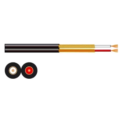 CW-7 Rollo de cable A/V de 2 conductores FONESTAR