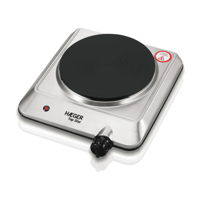 HAEGER TOP DISC * Placa elétrica 1500W INOX