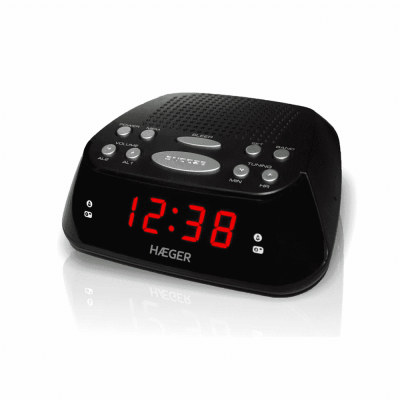 HAEGER SNOOZER * Rádio Relógio Digital c/ Alarme