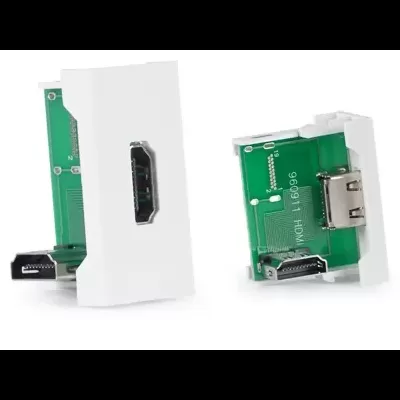 WP-37H ½ panel de conexión HDMI hembra 90° FONESTAR