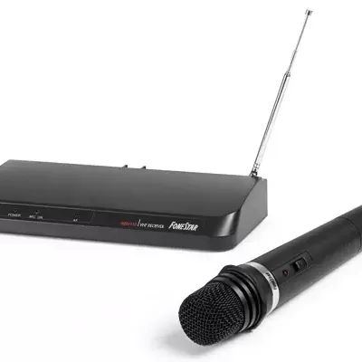 MSH-110 Sistema de microfones sem fios VHF 1 canal FONESTAR