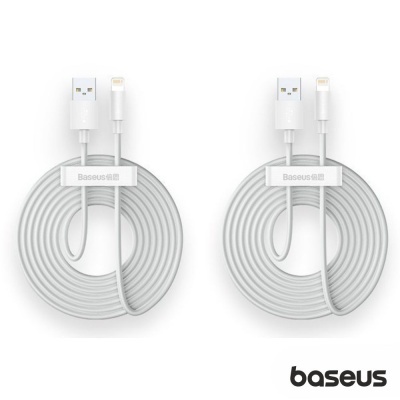 Conjunto 2 Cabos USB-A / Lightning Macho PD 1.5m BASEUS