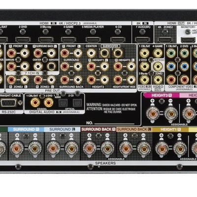 DENON AVC-X8500HA - Amplificador AV 13.2 com Bluetooth e HEOS Integrado em PRETO DENON AVC-X8500HA - Amplificador AV 13.2 com Bluetooth e HEOS Integrado em PRETO
