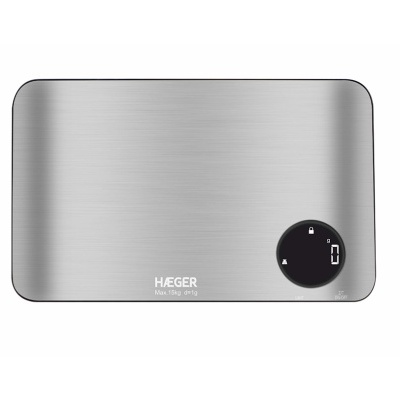 HAEGER STAINLESS * Balança de cozinha aço inoxidável - 15 Kg