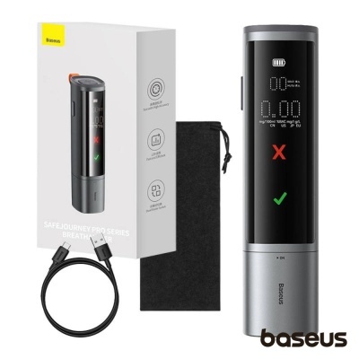Bafómetro Eletrónico C/ LCD SafeJourney Pro BASEUS