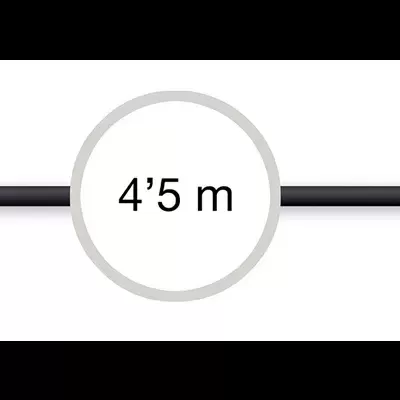 AA-425L Cable señal de audio Jack 3'5 mm estéreo hembra a Jack 3'5 mm estéreo macho FONESTAR