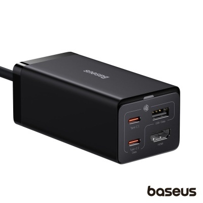 Carregador de Mesa GaN5 PRO 1xUSB-A/2xUSB-C/1xHDMI BASEUS