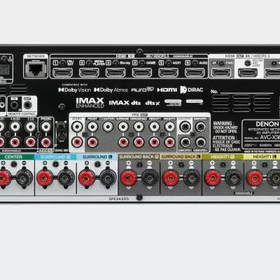 DENON AVC-X3800H - Amplificador AV 9.2 com Bluetooth e HEOS Integrado