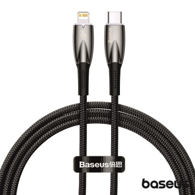 Cabo USB-C Macho P/ Lightning Macho 1m PD 20W Glimmer BASEUS