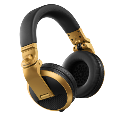 Auriculares Pioneer DJ HDJ-X10 dourados e pretos