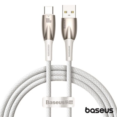 Cabo USB-A Macho P/ USB-C Macho 1m 100W Glimmer BASEUS