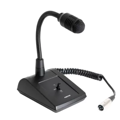 FDM-625-B Microfone dinâmico unidirecional de mesa FONESTAR