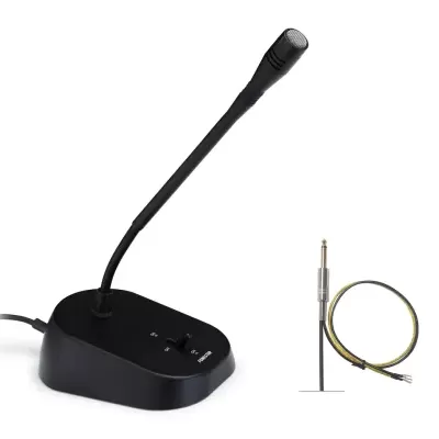 FDM-629-P Microfone dinâmico unidirecional de mesa FONESTAR