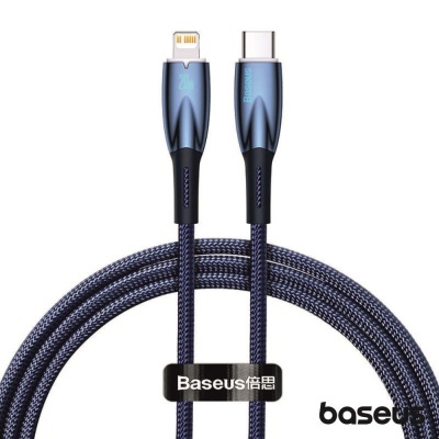 Cabo USB-C Macho P/ Lightning Macho 1m PD 20W Glimmer BASEUS