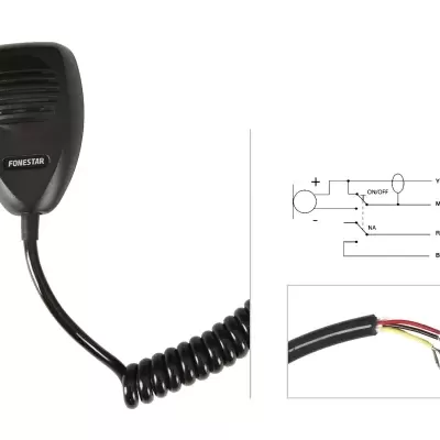 MCD-364-P Micrófono dinámico de comunicaciones FONESTAR