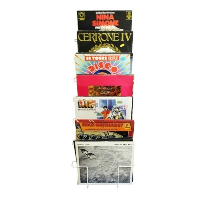 SUPPORT MURAL 60 VINYLES BLANC - VWM 60 WH Enova hifi