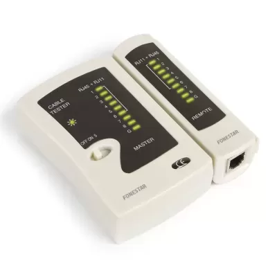 TCAT-8 Verificador de cabos RJ-45, RJ-11 e RJ-12 FONESTAR