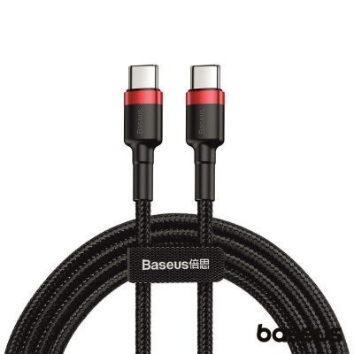 Cabo USB-C Macho P/ USB-C Macho 1m Cafule BASEUS