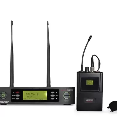 MSH-883-512 Sistema de microfones sem fios UHF 1 canal FONESTAR