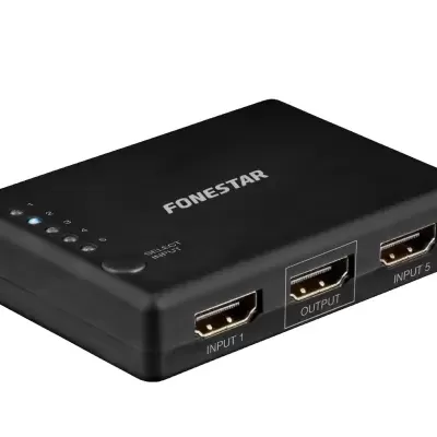 FO-22SW51 Seletor HDMI 5 x 1 FONESTAR