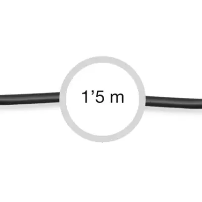 AA-709N Cable señal de audio Jack 3'5 mm estéreo macho a Jack 3'5 mm estéreo macho FONESTAR