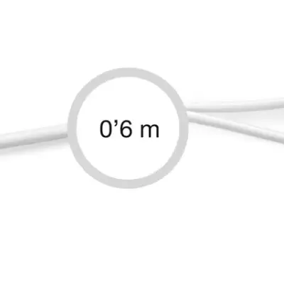 AA-707B-060 Cable señal de audio Jack 3'5 mm estéreo macho a 2 RCA macho FONESTAR
