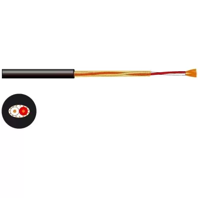 CA-93 Rollo de cable micrófono/línea de 2 conductores FONESTAR