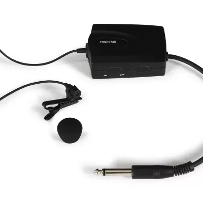 FCM-626 Microfone de condensador e adaptador de entrada de microfone dinâmico FONESTAR