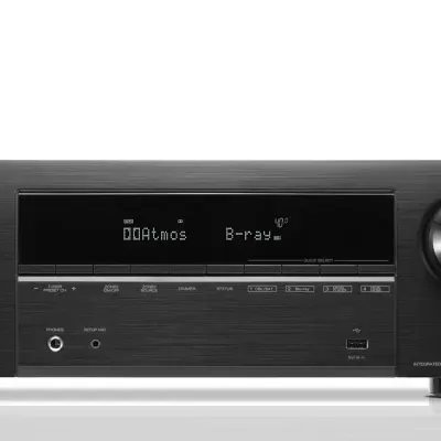 DENON AVR-X1700H - Receiver AV 7.2 Com Bluetooth e HEOS Integrado