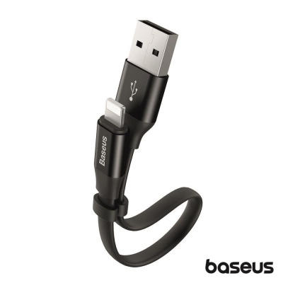 Cabo Flat USB-A 2.0 Macho / Lightning Branco 0.23m BASEUS