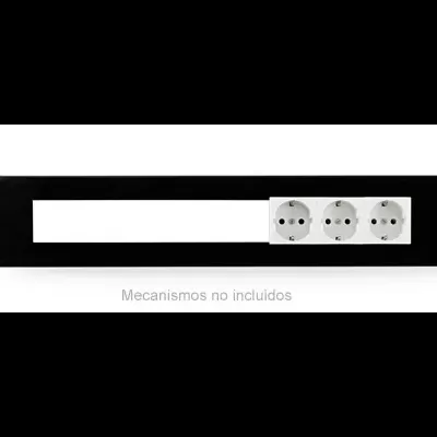 FRP-33M Panel para rack 19'' 2 U para instalar 8 paneles de conexión FONESTAR