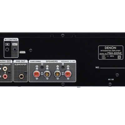 DENON PMA-600NE - Amplificador Integrado com Bluetooth em SILVER