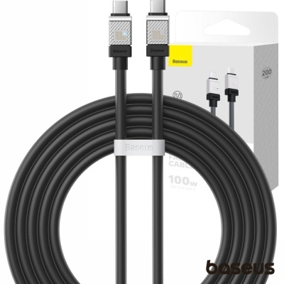 Cabo USB-C Macho P/ USB-C Macho 100W PD 2m Coolplay BASEUS