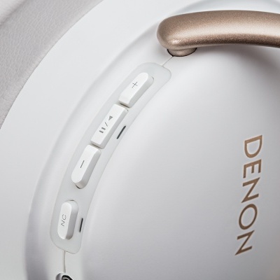 DENON AH-GC30NC - Auscultadores com Cancelamento de Ruído e Bluetooth em BRANCO