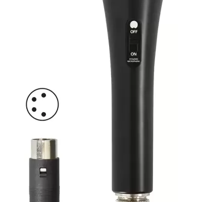 FDM-1060-4B Microfone dinâmico de mão unidirecional FONESTAR