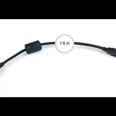 7846 Cable USB A macho a mini USB B 5 pines macho con ferrita supresora de interferencia FONESTAR