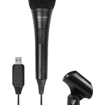 FDM-1090U Microfone dinâmico de mão unidirecional FONESTAR