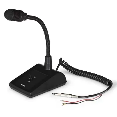FDM-625-P Microfone dinâmico unidirecional de mesa FONESTAR