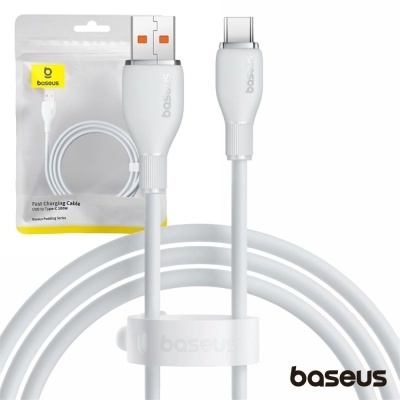 Cabo USB-A Macho P/ USB-C Macho 2m 100W Pudding BASEUS