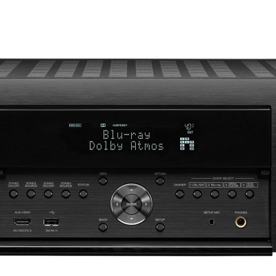 DENON AVC-X4700H - Amplificador AV 9.2 com Bluetooth e HEOS Integrado em PRETO