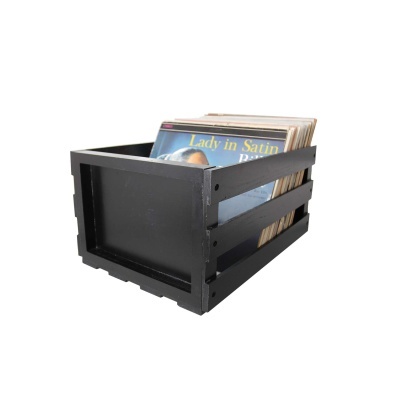 VINYL BOX STORAGE 120 BLACK - VBS 120 BL Enova hifi