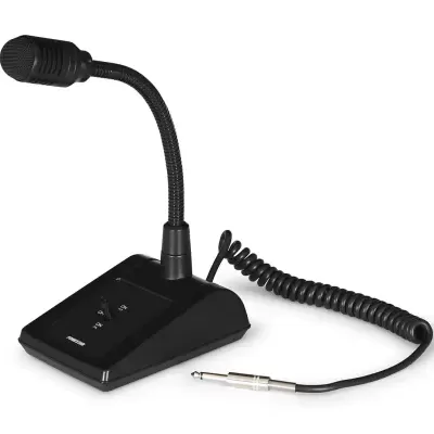 FDM-625 Microfone dinâmico unidirecional de mesa FONESTAR