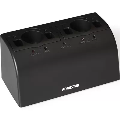 MSC-2 Estação de recarga para microfones sem fios FONESTAR