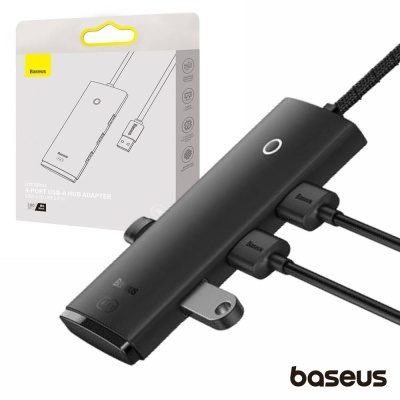 Hub USB-A P/ 4x USB-A 3.0 / 1x USB-C Airjoy BASEUS