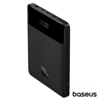 Powerbank 20000mAh PD QC C/ Ficha USB-C 100W BASEUS