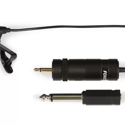 FCM-400 Microfone de condensador e adaptador de entrada de microfone dinâmico FONESTAR
